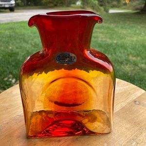 Blenko 2023 384M mini tangerine double spout water bottle